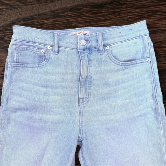 Madewell Light Blue Straight Leg Jeans size 28. - Picture 2 of 10